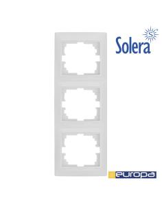 Marco vertical para 3 elementos blanco 81x225x10mm s.europa solera erp63u 8423220085336 42948 SOLERA