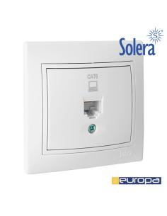 Toma de datos rj4 cat6 s.europa solera erp88u 8423220076679 42970 SOLERA