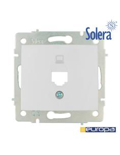 Tapa + chasis para toma de datos rj45 s.europa solera erp88/1 8423220220874 42994 SOLERA