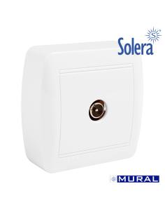 Toma de seal unica para tv 74x72x28mm. s. mural solera mur94u 8423220082731 42992 SOLERA