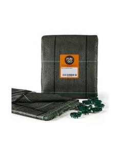 Malla de suelo para camping. color verde 3x4m fungo 8435310192961 81045 FUN & GO 2