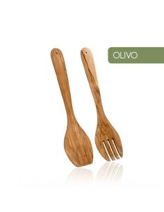 Cubierto ensalada madera de olivo metaltex 8002525806305 75582 METALTEX
