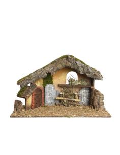 Establo vacio para belen 50x22x30cm 8719152390571 71358 DECORIS