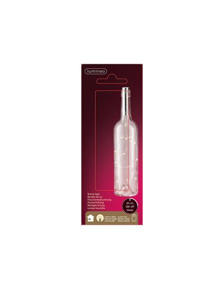 Tapon guirnalda micro led para botella 15 leds 8720093083484 72142 LUMINEO