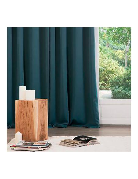 Pack 2ud cortina ocultación verde hoja 135x240cm 3560239266860 68121 ATMOSPHERE