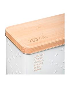 Caja metalica para cereales 750gr mod.scandi nature 3560237555461 77057 NATURE 2