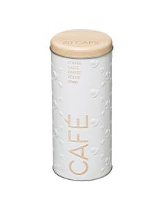 Caja metalica para capsulas de cafe mod.scandi nature 3560237555539 76988 NATURE