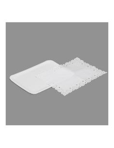 Bolsa con 1 bandeja rectangular con blonda 25x34cm 8413930035530 77182 BEST PRODUCTS GREEN