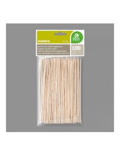 Blister 100 pinchos de madera higienico de 150x2mm 8413930036094 77221 BEST PRODUCTS GREEN 2