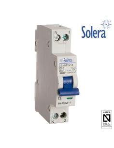 Magnetotermico solera 1polo+ neutro 20a (estrecho) (retractilado) cbmm1n20 8423220093102 02858 SOLERA