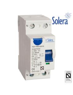 Diferencial 2 polos solera 40a (retractilado) rcb2p4030 8423220093515 02861 SOLERA