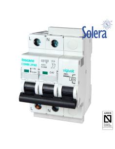 Protección contra sobretensiones perm. iga 2p 25a c 10ka solera cbm140 8423220216976 02869 SOLERA