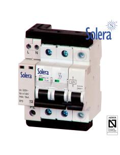Protector sobretensiones transitoria+permanente bifasico 32 a solera combi2p32t15 8423220232112 02873 SOLERA