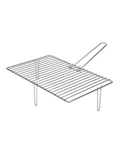 Parrilla cincada de 3 patas para chimeneas. 46,6x28cm 8423171028642 73871 SAUVIC