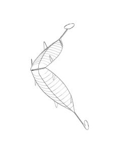 Parrilla besuguera inox. 13,5x54cm sauvic 8423171026105 73898 SAUVIC 2