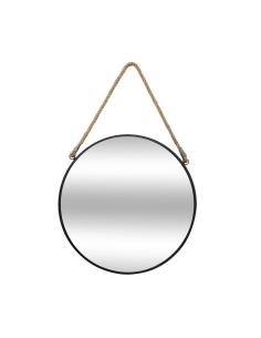Espejo redondo de metal con cuerda diam.55cm 3560238334904 83817 ATMOSPHERA