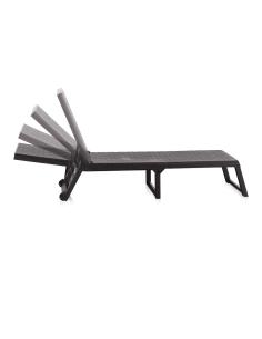 Tumbona plegable con ruedas color: wengue 58x42x199cm modelo: dream sp berner 8410474320825 75378 SP BERNER 2