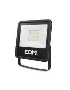 S.of. foco proyector led 50w 4000lm 6400k luz fria black series 19,2x17,5x2,9cm edm 8425998704037 70403 EDM 2