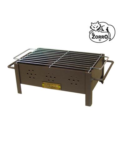 Barbacoa sobremesa parrilla cincada 31x21x14cm imex el zorro 8427514054527 73056 IMEX EL ZORRO