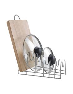 Soporte para platos,tapaderas y tablas de corte 'lido' 29x50x17cm metaltex 8002523610089 77267 METALTEX