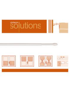 Portavisillo plano 11mm 60-105cm blanco 2 unidades 8413936021148 68352 CINTACOR 2