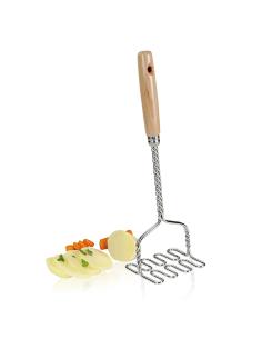 Prensapatatas mango madera 10x9,2x33,2cm metaltex 8002521951009 78187 METALTEX