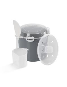 Cocedor arroz y cereales para microondas metaltex 8002522351303 78218 METALTEX 2