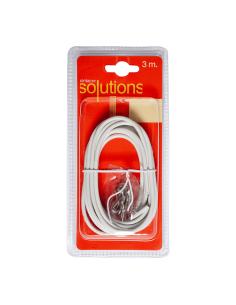 Cable plastificado blanco (gusanillo) 3m portavisillo pv025 cintacor 8413936004301 68366 CINTACOR 2