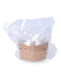 Envase cartón biodegradable redondo ensalada c/tapa 500cc (5ud) 8445147300460 77369 BEST PRODUCTS 2