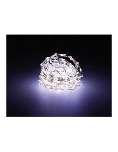 Guirnalda micro led extra dense luz fria parpadeante 14m 567l cable plata 8720194941515 71392 EDM
