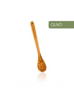 Cuchara aceitunas madera de olivo 21cm metaltex 8002525806176 75579 METALTEX