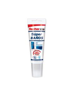 Silicona super baños transparente 100ml 563517 fischer 4048962454246 17846 FISCHER