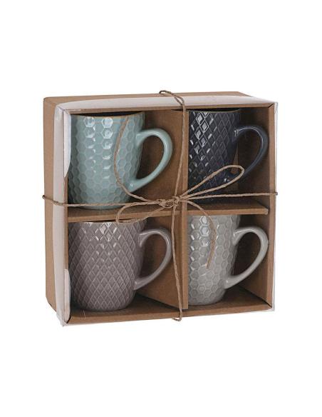 Set 4 tazas café 200ml colores surtidos 8719202940022 77355 EXCELLENT HOUSEWARE