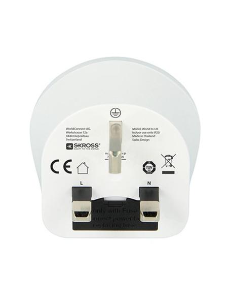 Adaptador mundial a reino unido skross 1500225-e 7640166320197 40907 SKROSS