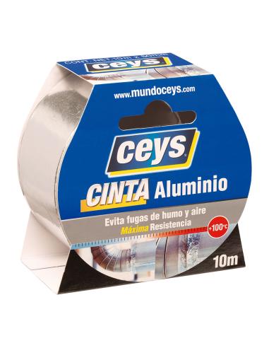 Ceys cinta aluminio rollo 10m x 50mm. 507616 8411519776164 95558 CEYS
