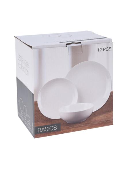 Servicio de mesa de 12 piezas platos + cuencos 8720573416313 83857 EDM