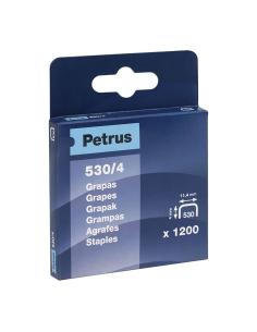 Caja 1200 grapas mod. 530/4mm. 77512 petrus 8411772775126 19842 PETRUS