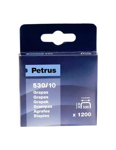 Caja 1200 grapas mod. 530/10mm 77515 petrus 8411772775157 19845 PETRUS