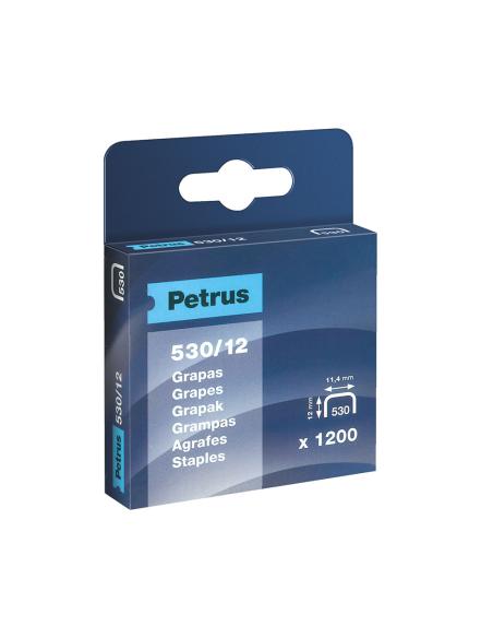 Caja 1200 grapas mod. 530/12mm 77516 petrus 8411772775164 19846 PETRUS