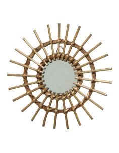 Espejo de mimbre ø40x2,5cm 8720194820728 83954 DECORIS