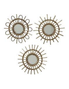 Espejo de mimbre ø40x2,5cm 8720194820728 83954 DECORIS 2