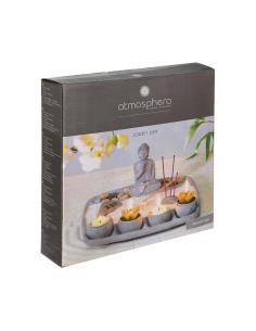 Jardín zen cemento gris 24x24x12 cm 3560238528310 83600 ATMOSPHERA 2