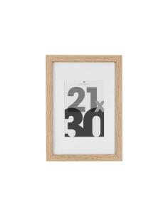 Marco de fotos en madera natural 21x30cm 3560239403647 83607 ATMOSPHERA
