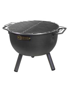 Barbacoa sobremesa redonda con parrilla zincada 30øx28cm imex el zorro 8427514054503 73046 IMEX EL ZORRO