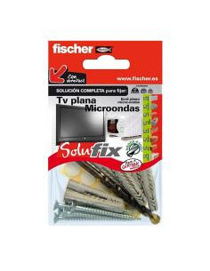 Kit fijación tv plana microondas 502690 solufix fischer 4048962015225 17652 FISCHER