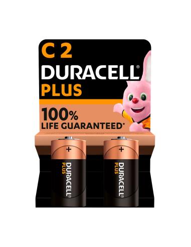 Pila alkalina duracell plus power c - lr14 1,5v (blister 2 unid. ø26,2x50mm 5000394019089 38002 DURACELL