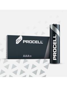 Pila alkalina procell duracell aaa - lr03 1,5v (caja 10 unid.) ø10,5x44,5mm 5000394098077 38020 DURACELL