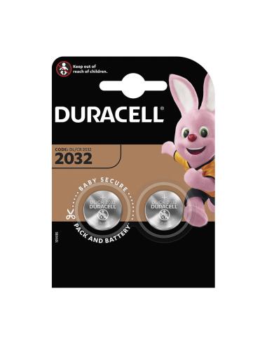 Micro pila litio boton duracell cr2032 (blister 2 unid.) ø20x3,2mm 5000394203921 38986 DURACELL