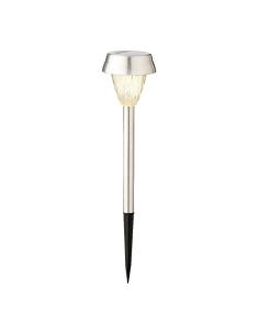 Set 4 balizas inox luz calida 24x8cm lumineo 8720093792980 71249 LUMINEO