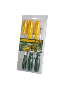 Juego de 6 destornilladores planos y phillips dj6 mota 8435223408142 39150 MOTA HERRAMIENTAS